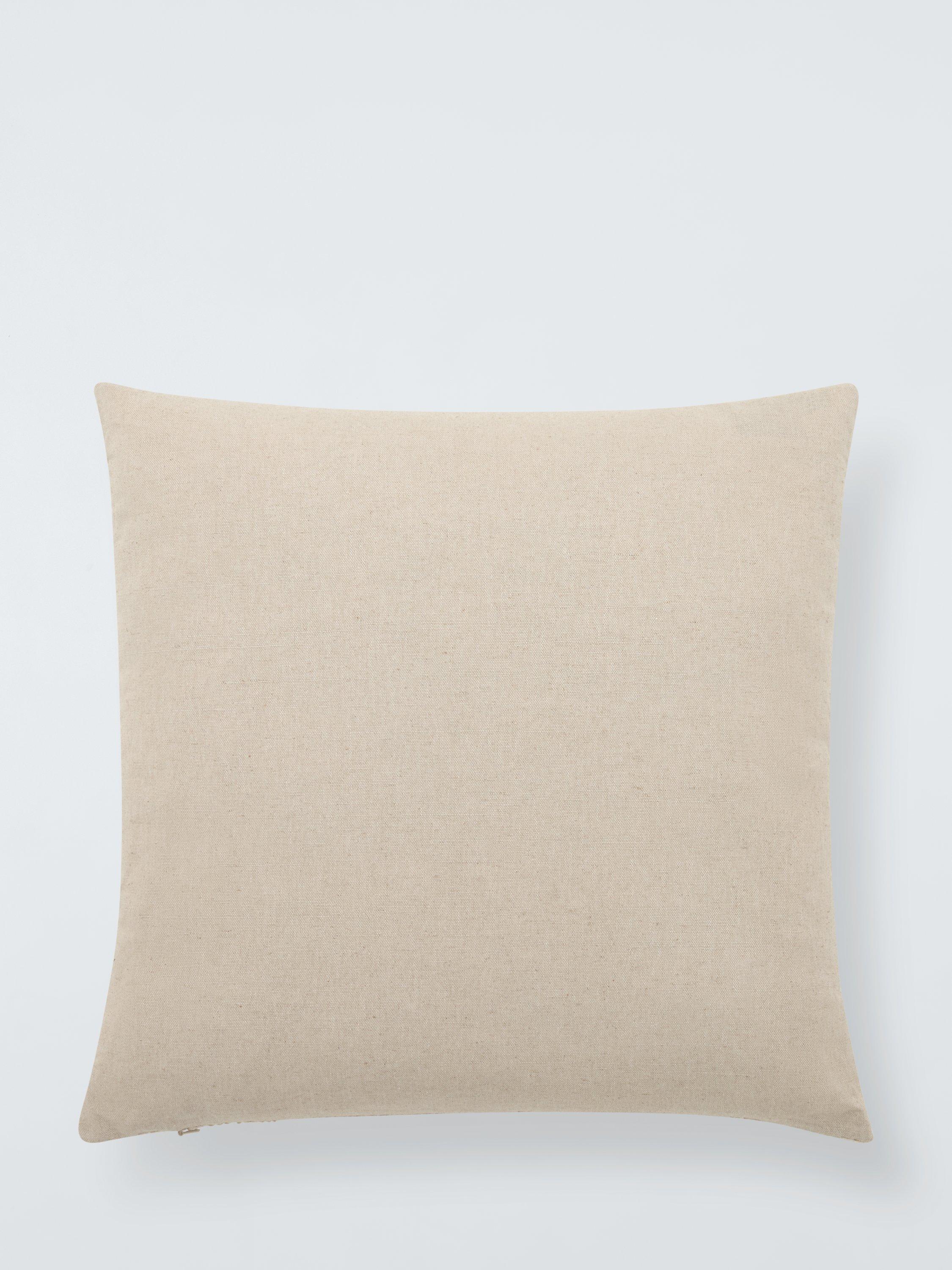 John Lewis wool blend cushion in oat, UK version