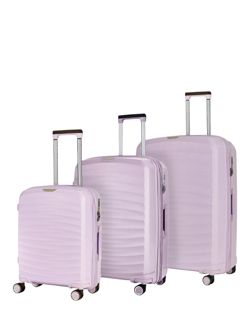 Rock Sunwave expandable 8-wheel suitcase set of 3 - British product