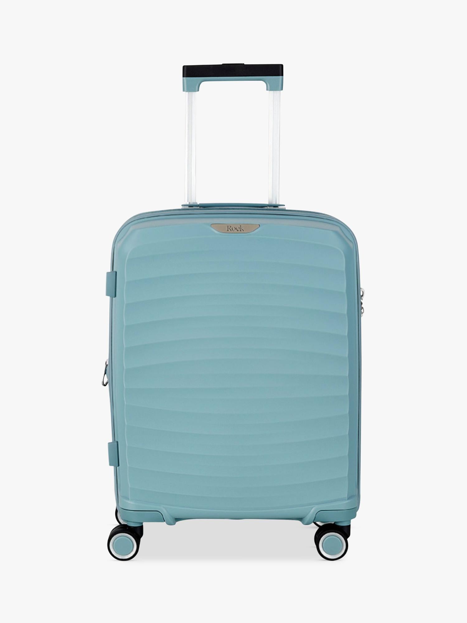Rock Sunwave erweiterbarer mittelgroßer Koffer 66cm 8 Räder - Britisches Produkt