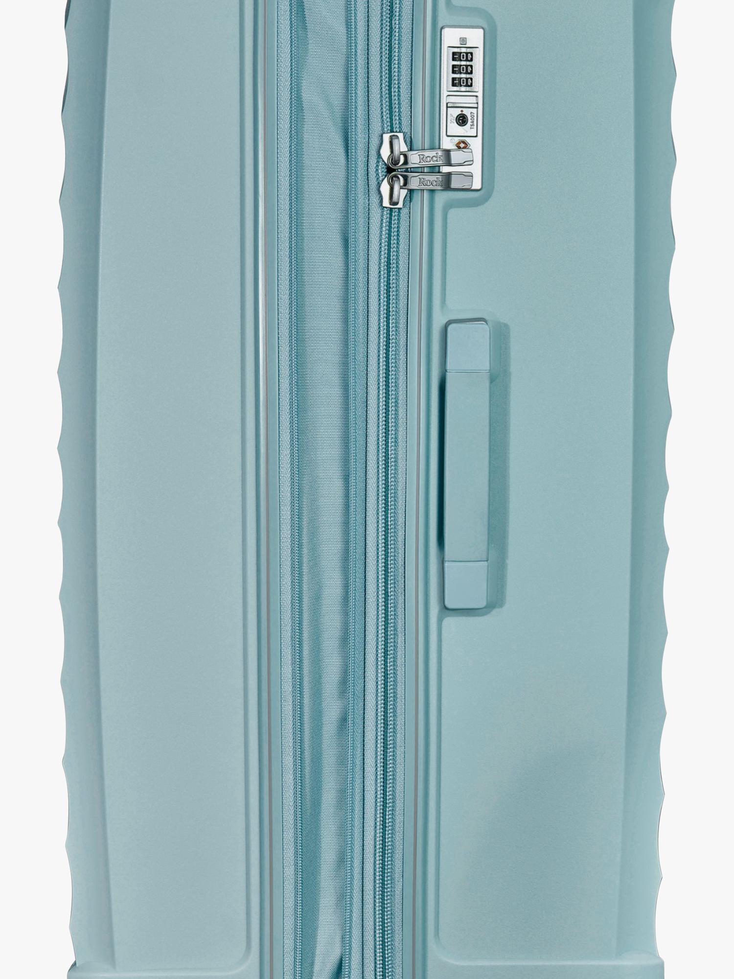 Rock Sunwave erweiterbarer mittelgroßer Koffer 66cm 8 Räder - Britisches Produkt