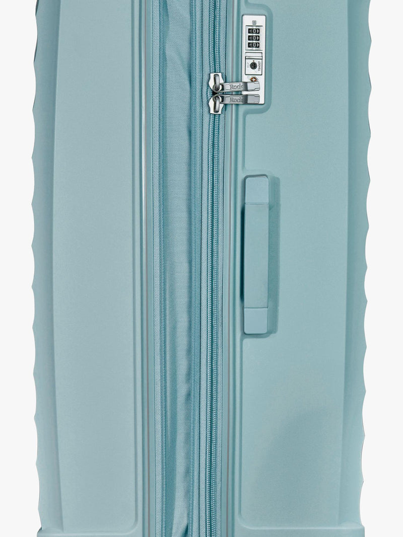 Rock Sunwave erweiterbarer mittelgroßer Koffer 66cm 8 Räder - Britisches Produkt