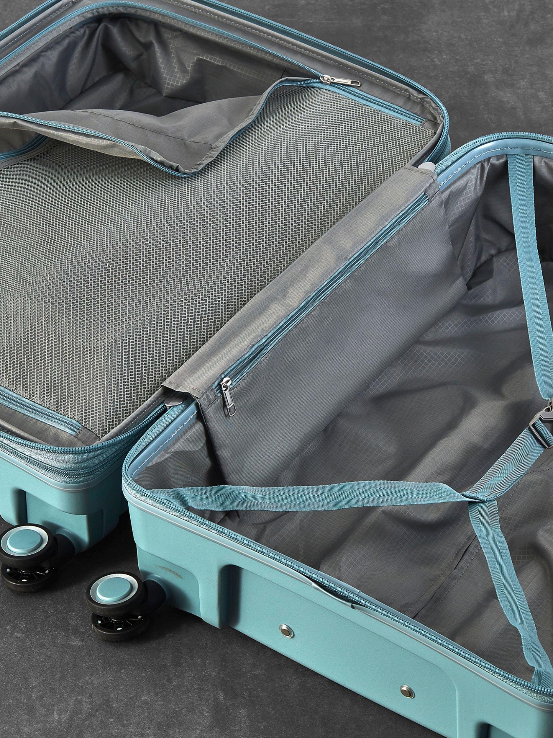 Rock Sunwave erweiterbarer mittelgroßer Koffer 66cm 8 Räder - Britisches Produkt