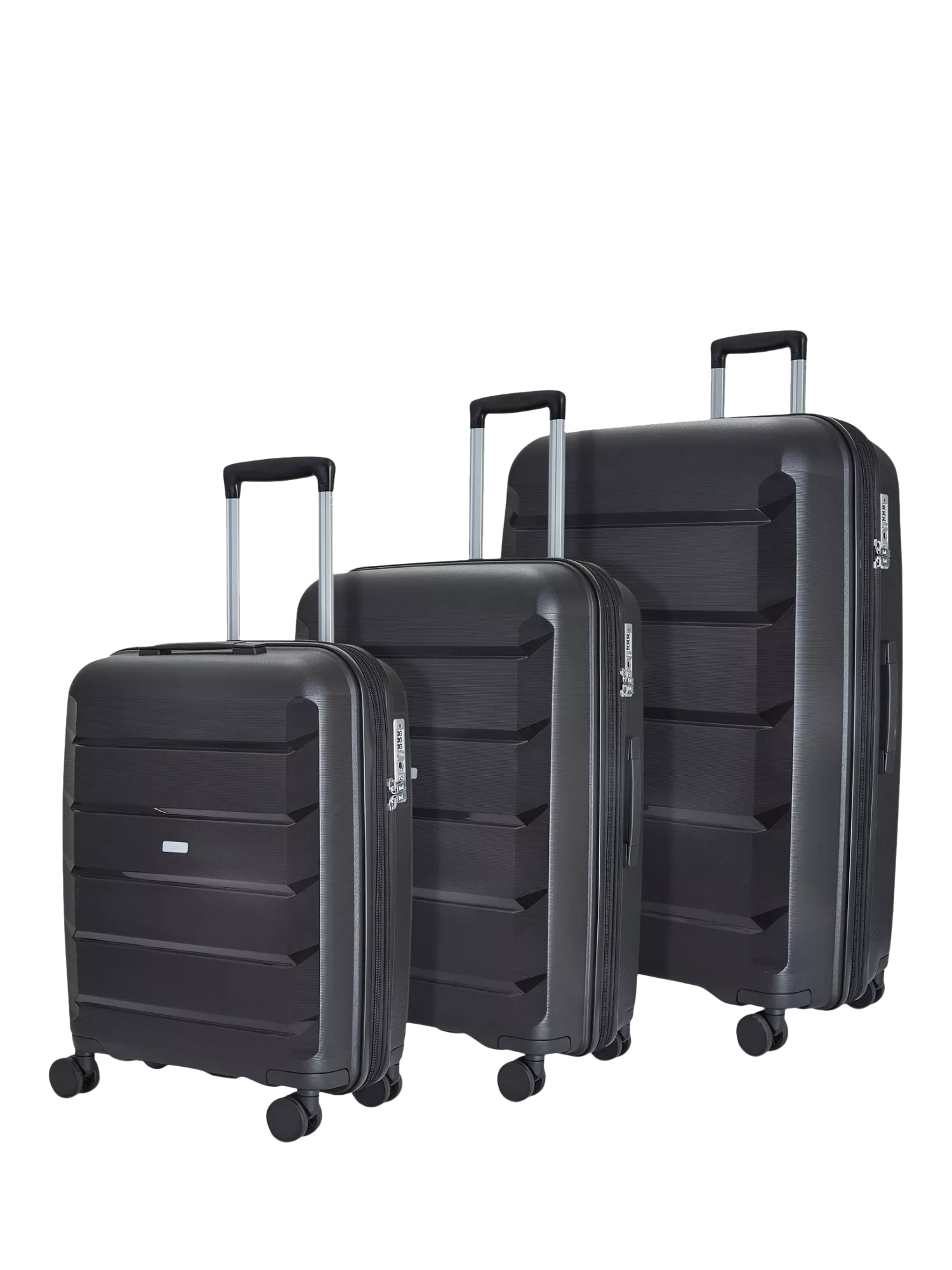Rock Tulum 3 piece expandable suitcase set (British brand)