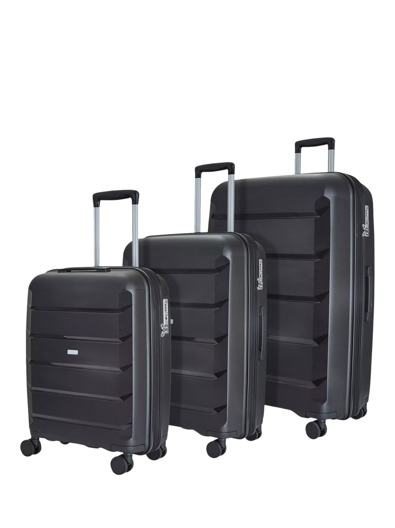 Rock Tulum 3 piece expandable suitcase set (British brand)