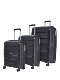 Rock Tulum 3 piece expandable suitcase set (British brand)