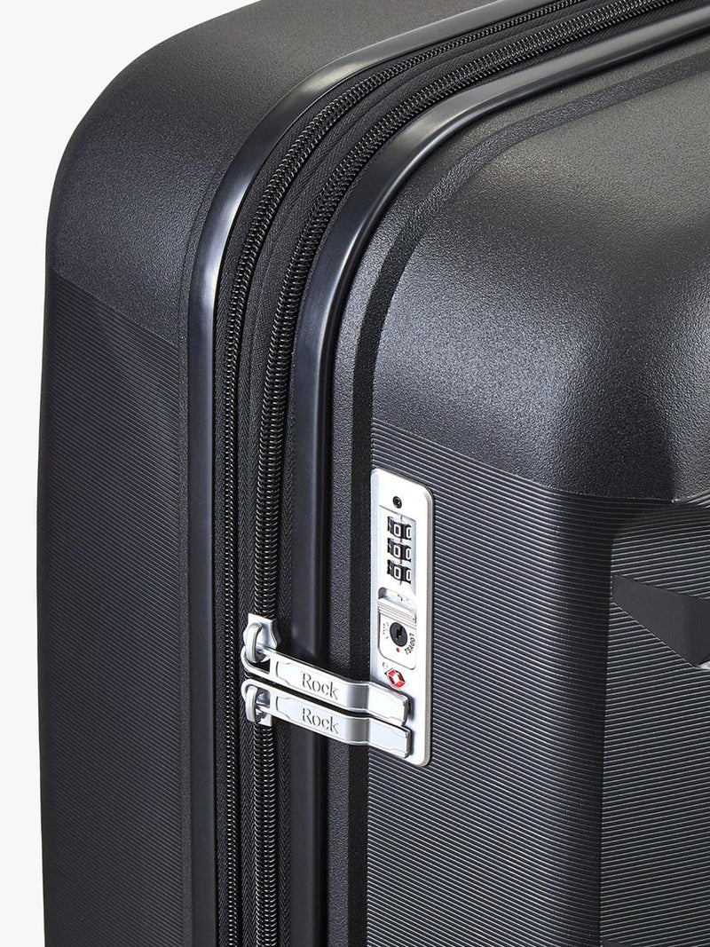 Rock Tulum 3 piece expandable suitcase set (British brand)