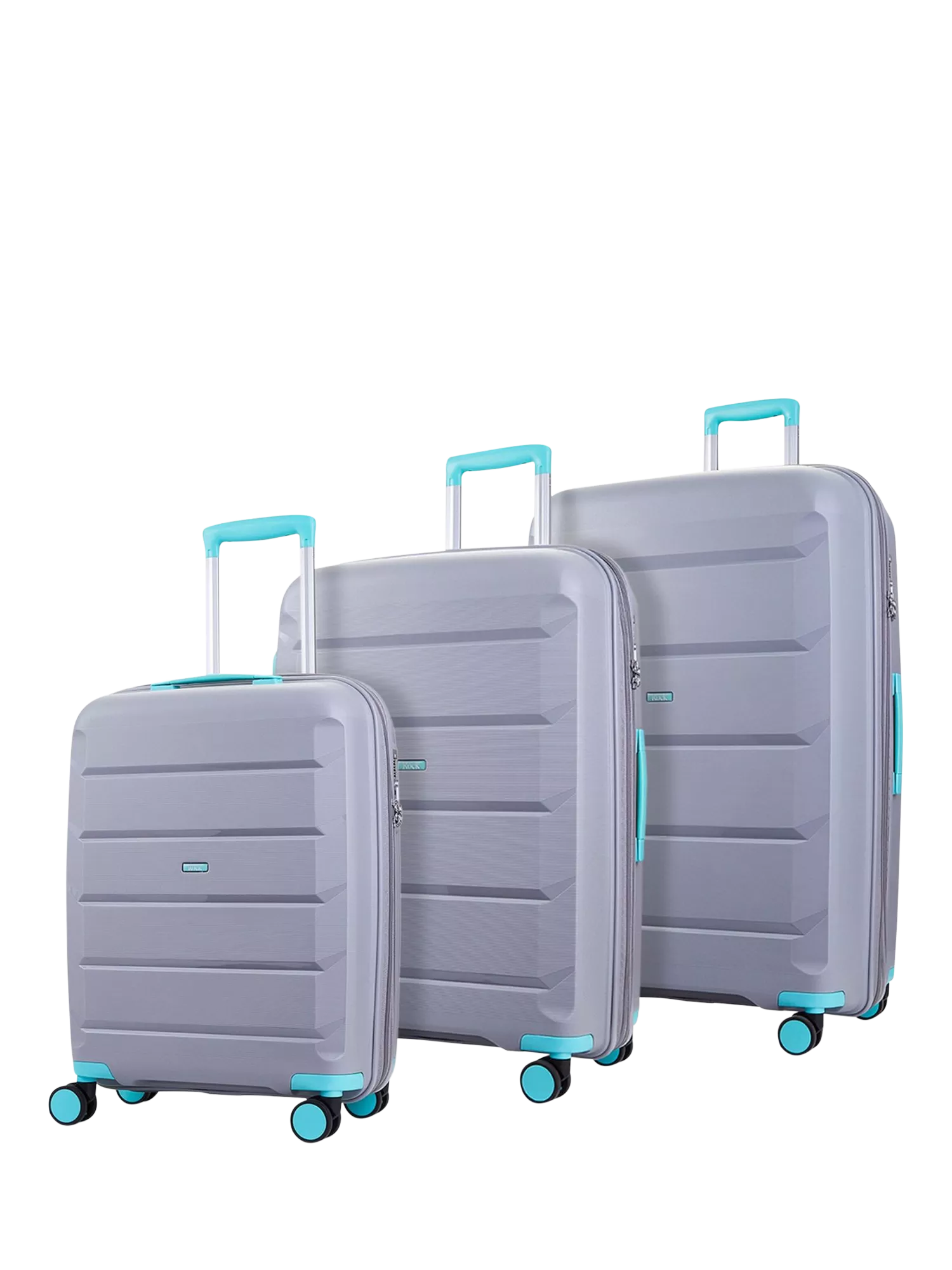 Rock Tulum 8-Wheel Expandable Suitcase Set, 3 Piece