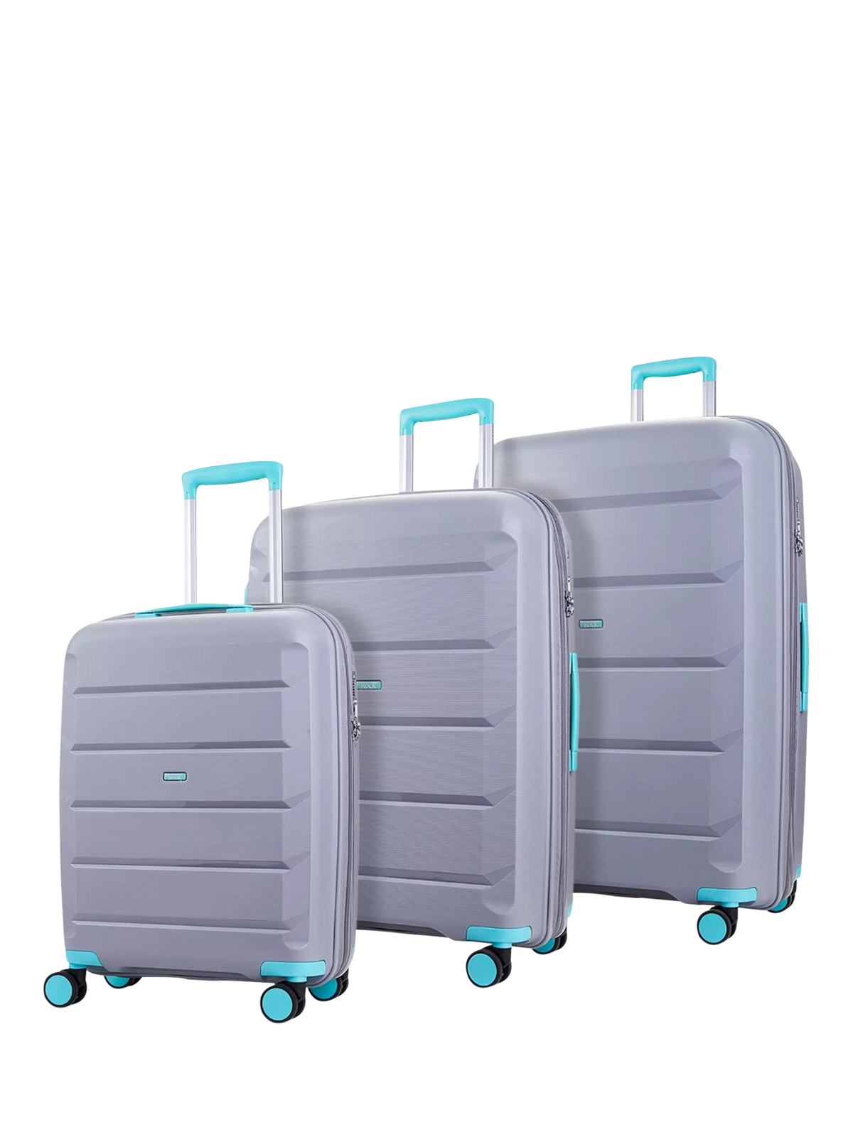 Rock Tulum 8-Wheel Expandable Suitcase Set, 3 Piece