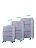 Rock Tulum 8-Wheel Expandable Suitcase Set, 3 Piece