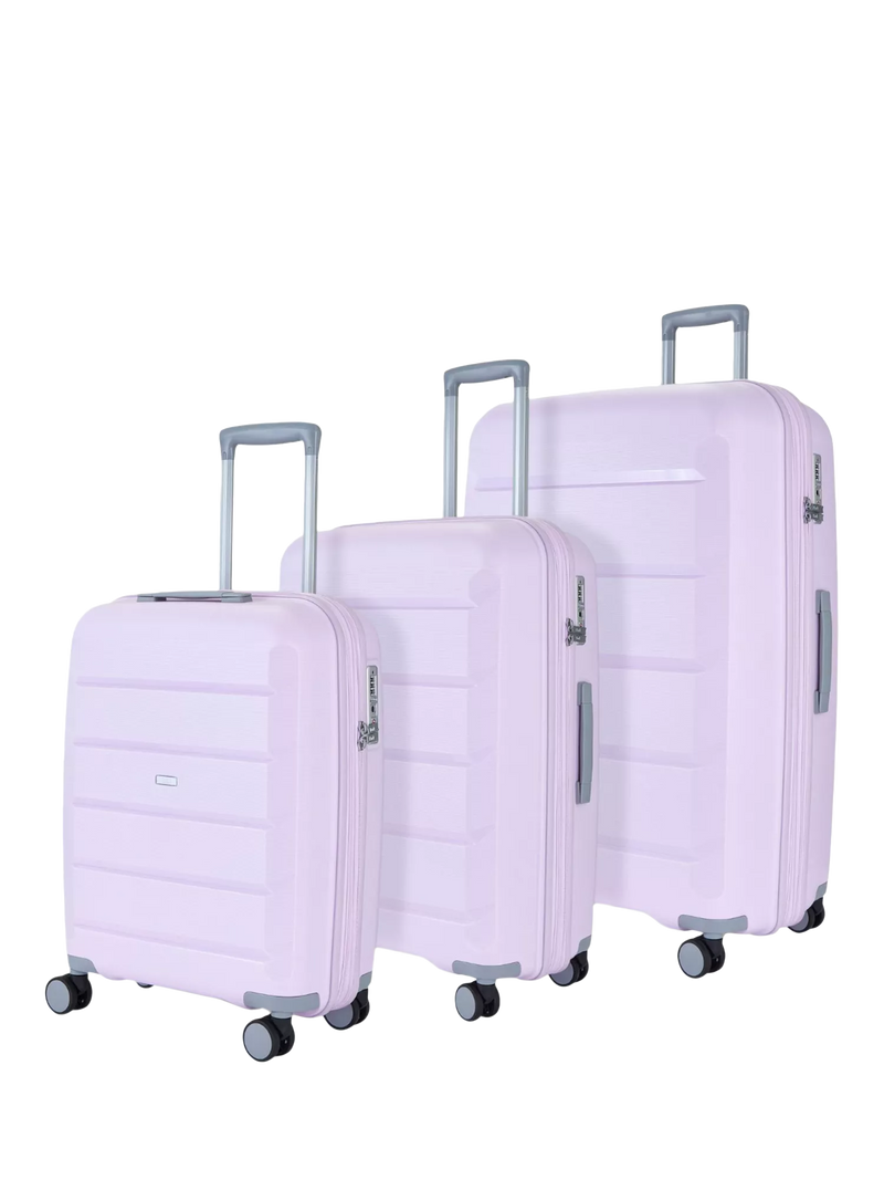 Rock Tulum 8-Wheel Expandable Suitcase Set, 3 Piece