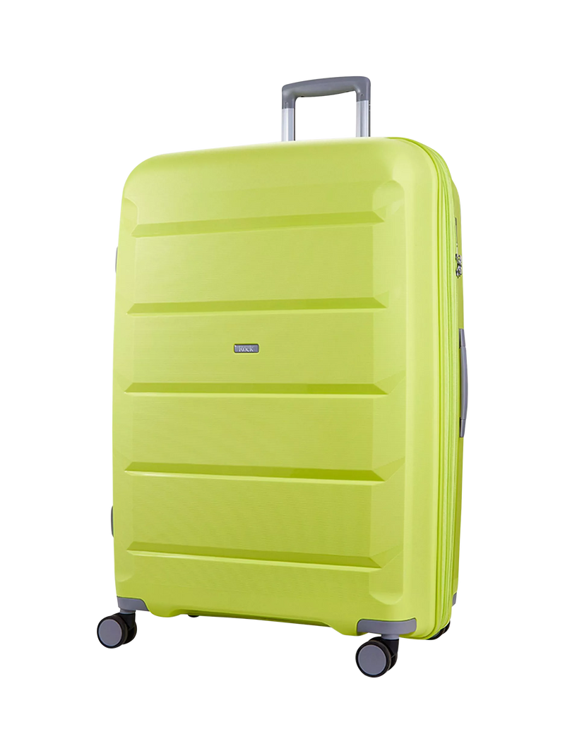 Rock Tulum suitcase set lime 3 piece, imported from the UK