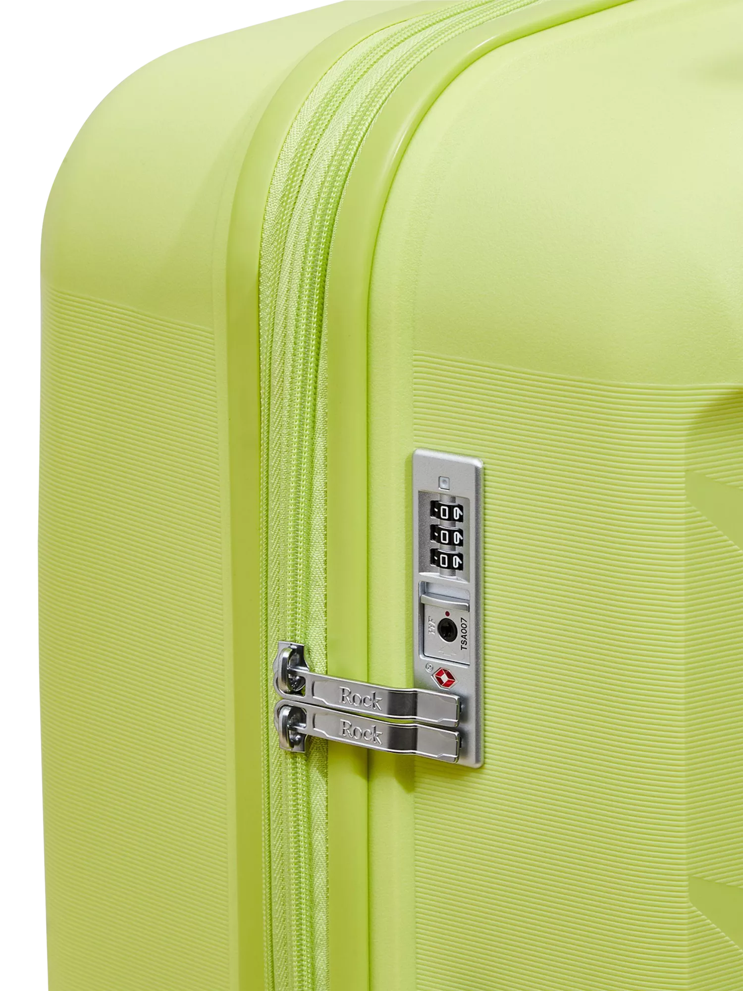 Rock Tulum suitcase set lime 3 piece, imported from the UK