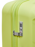 Rock Tulum suitcase set lime 3 piece, imported from the UK