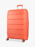 Rock expandable suitcase set peach 3 piece - British product