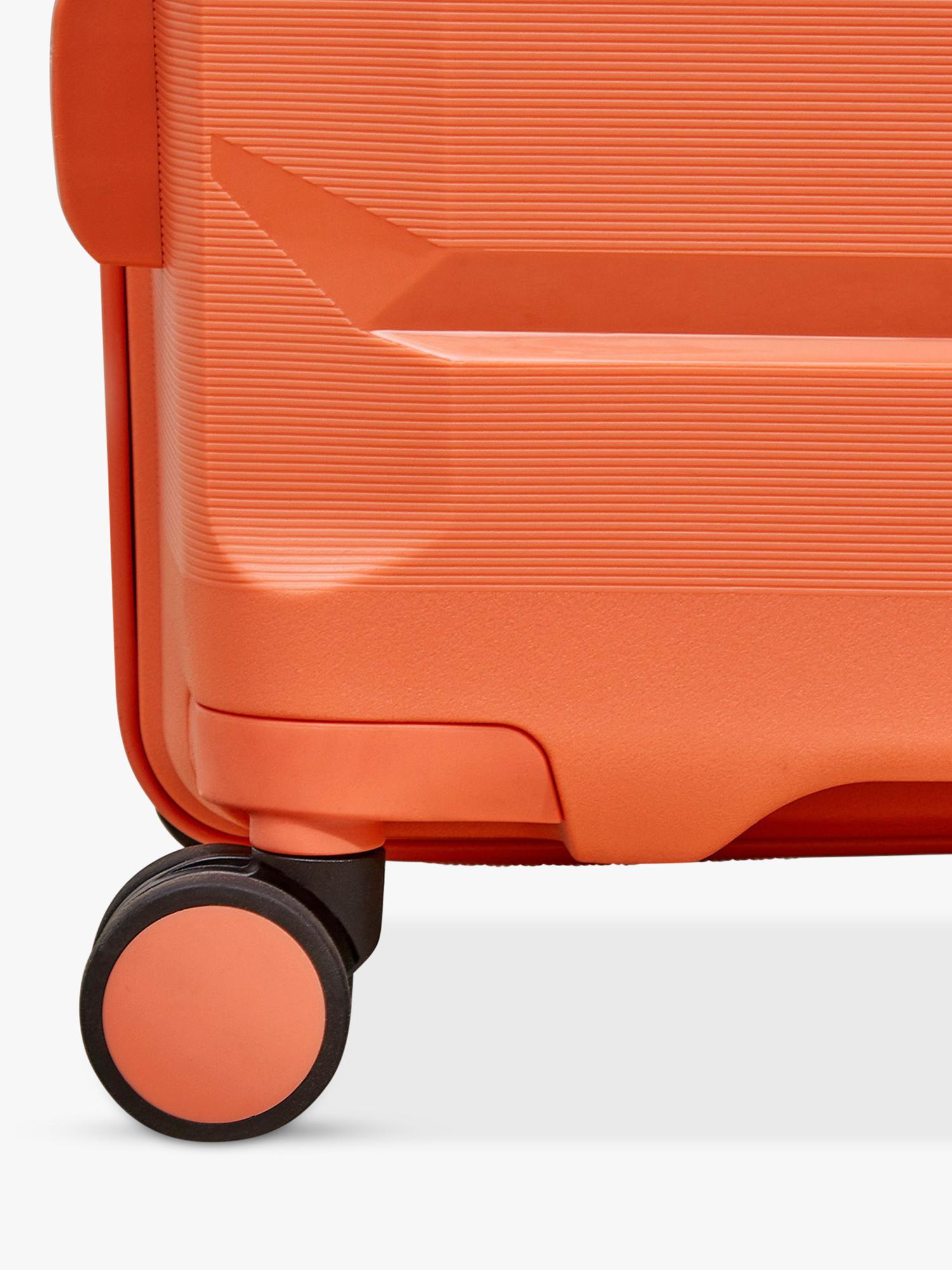 Rock expandable suitcase set peach 3 piece - British product