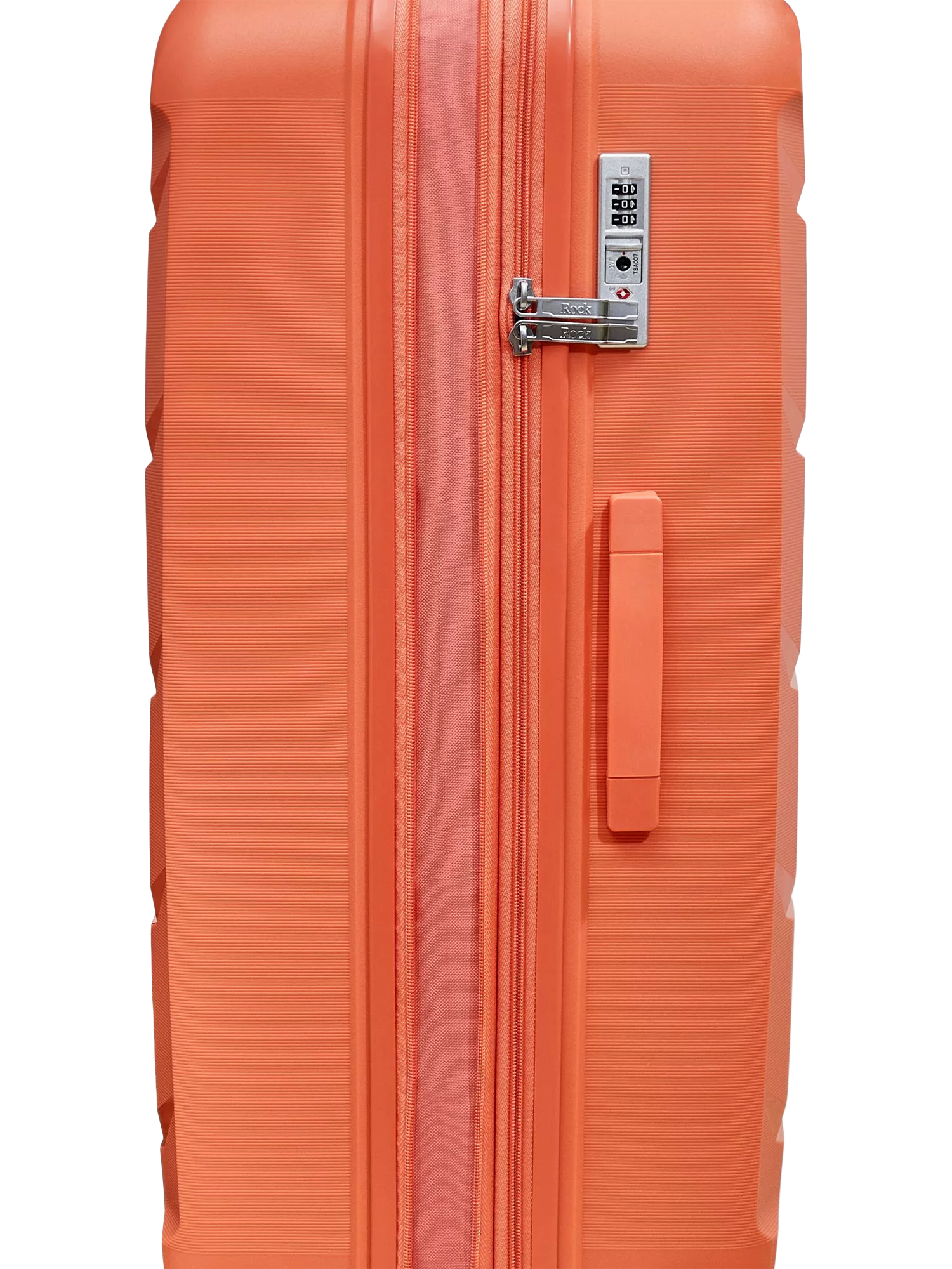 Rock expandable suitcase set peach 3 piece - British product