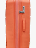 Rock expandable suitcase set peach 3 piece - British product