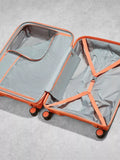 Rock expandable suitcase set peach 3 piece - British product