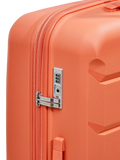 Rock expandable suitcase set peach 3 piece - British product