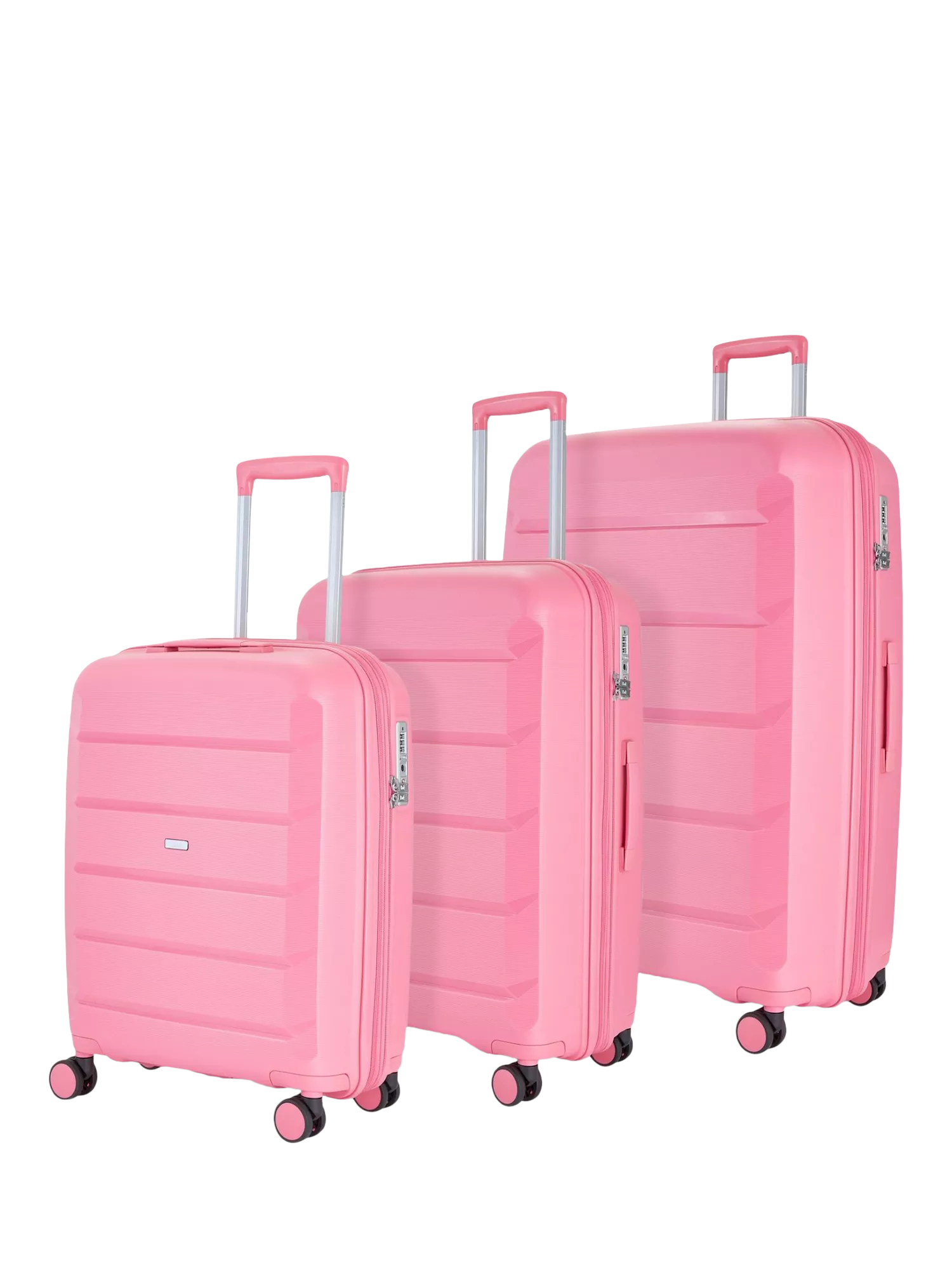 Rock Tulum 8-Wheel Expandable Suitcase Set, 3 Piece