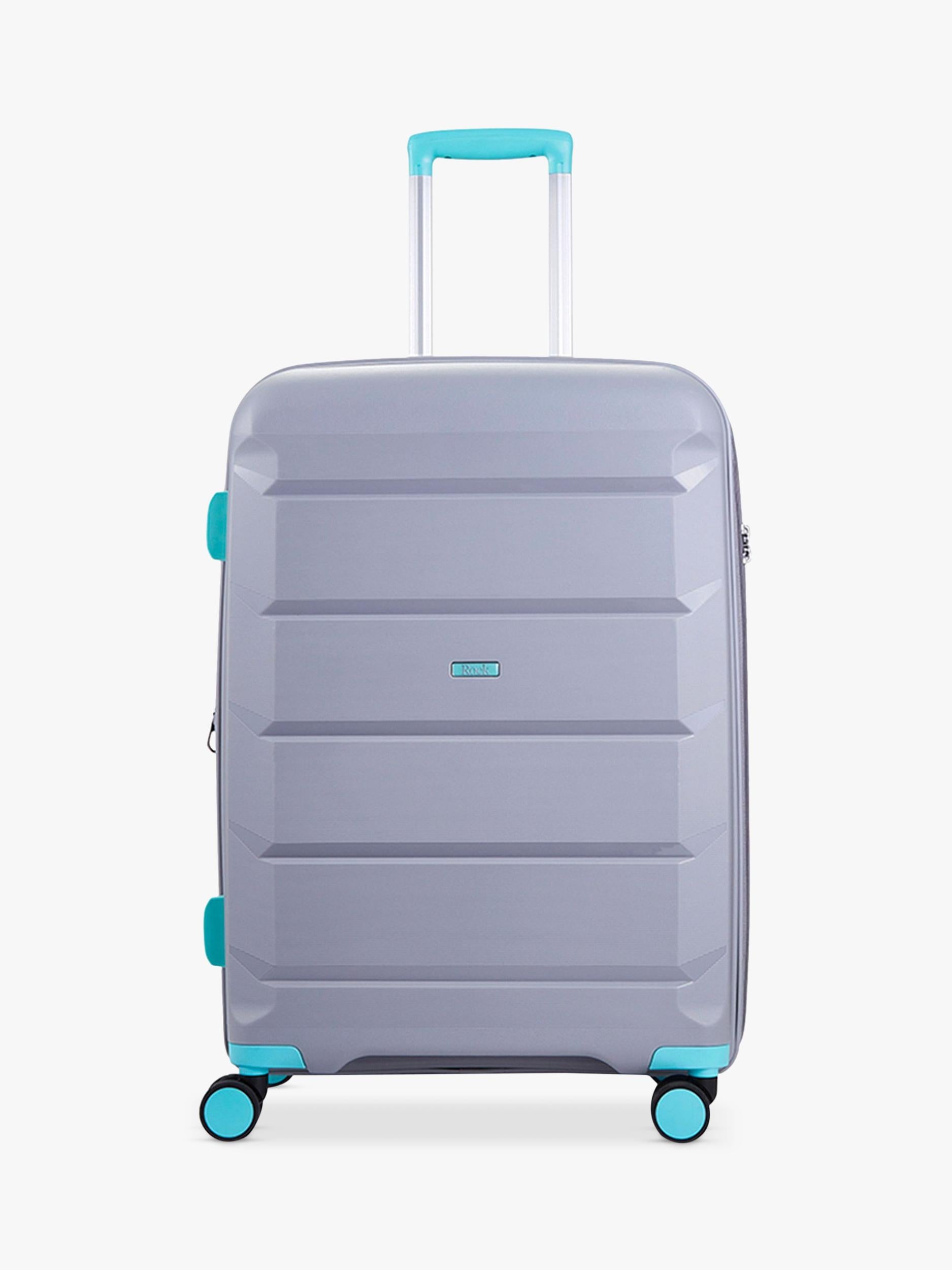 Rock Tulum erweiterbarer mittelgroßer Koffer 8 Räder 63L (Britische Marke)