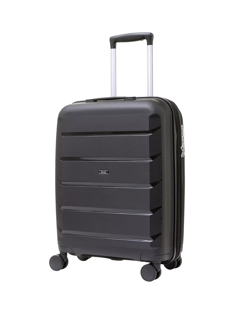 Rock Tulum 8-Rad erweiterbarer Kabinenkoffer 55cm, importiert aus Großbritannien