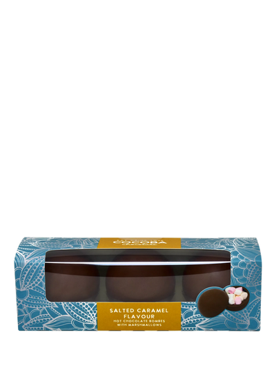 Gesalzene Karamell-Heiße Schokoladenbomben mit Mini-Marshmallows, 3er-Pack, 150 g