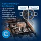 Beko stainless steel gas hob 60cm - British product