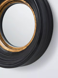 John Lewis round convex wall mirror black 40cm, UK version