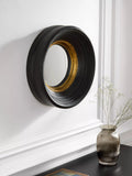 John Lewis round convex wall mirror black 40cm, UK version