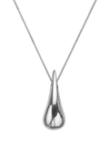 Nina B teardrop pendant necklace in silver, UK version
