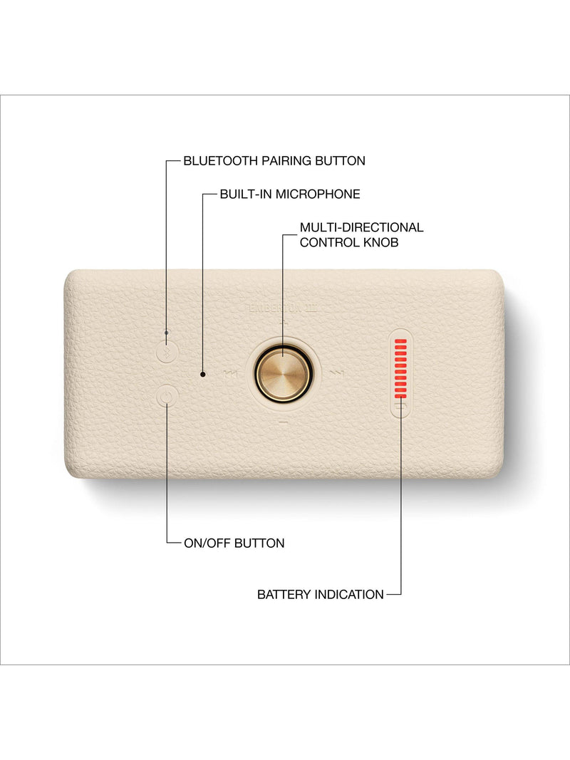 Marshall Emberton III tragbarer Bluetooth-Lautsprecher - Britisches Produkt