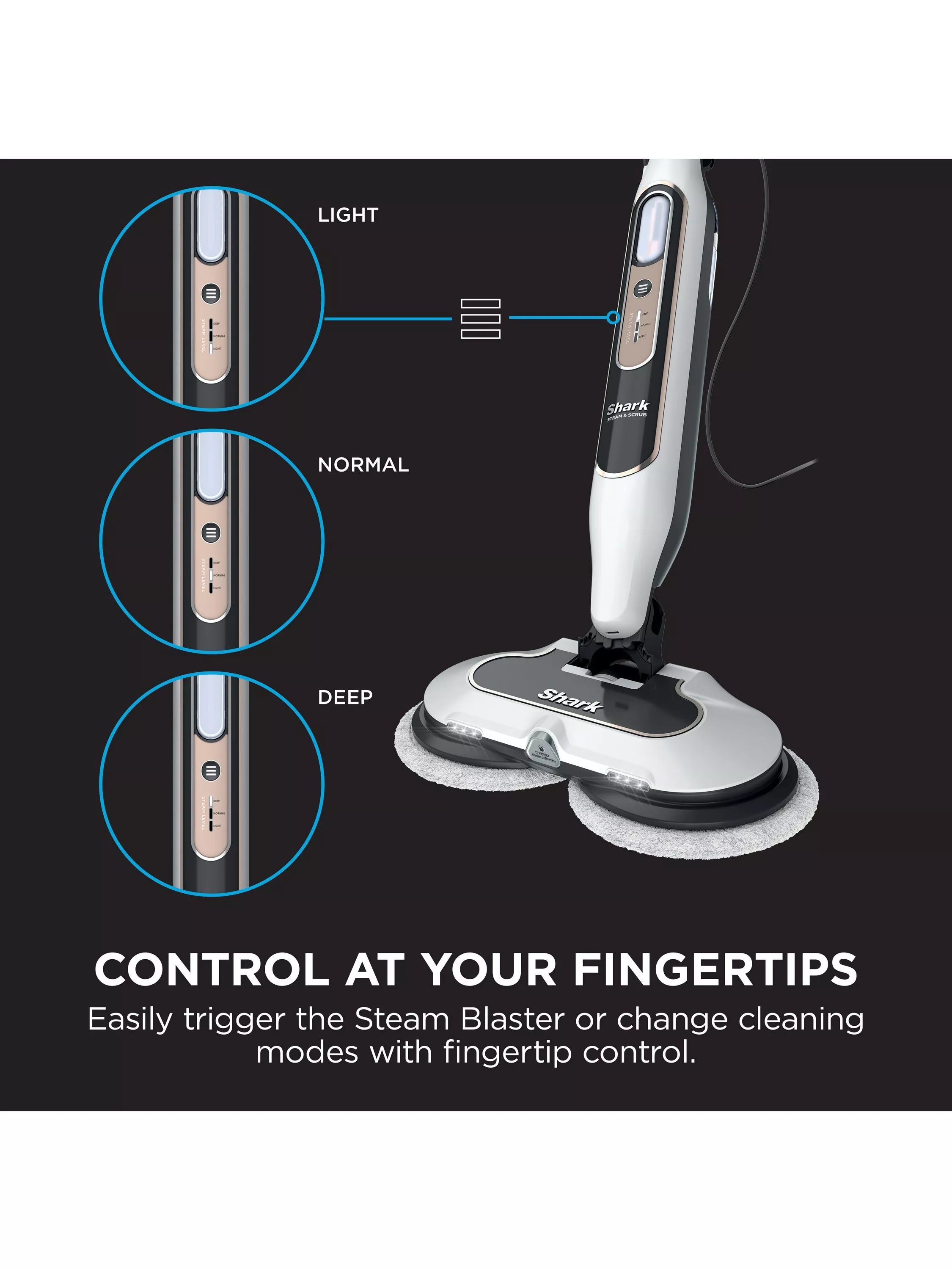 Shark S8201UK steam mop white Steam Blaster - British product