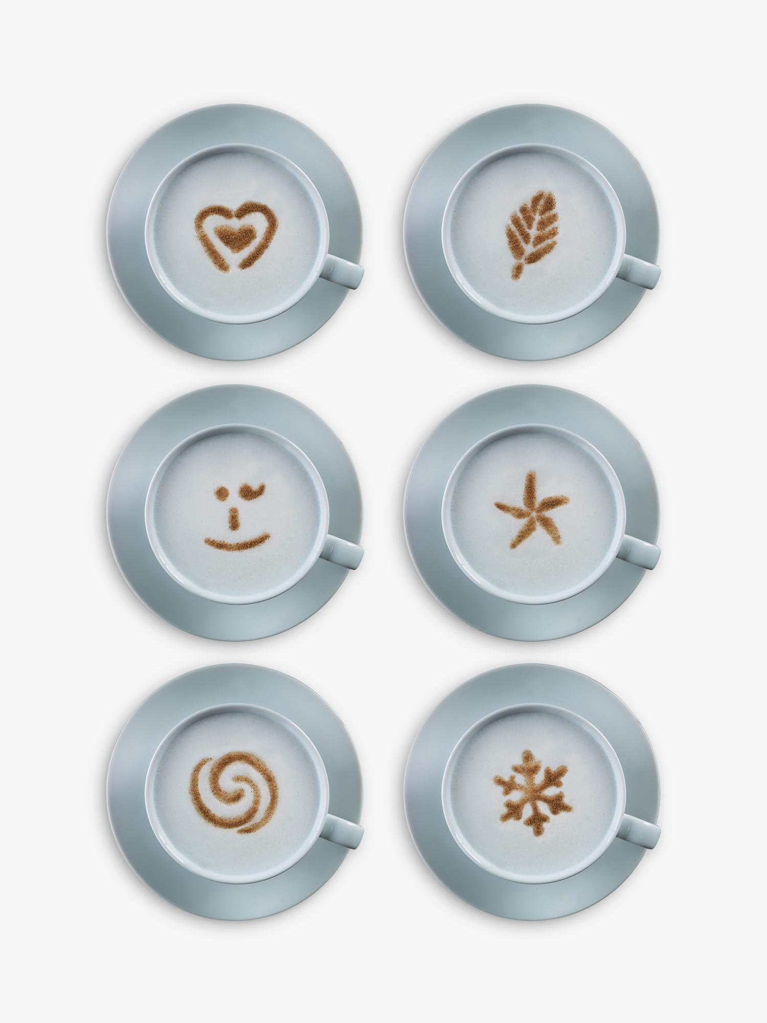 Aerolatte Cappuccino Artist stencils set of 6 - British product