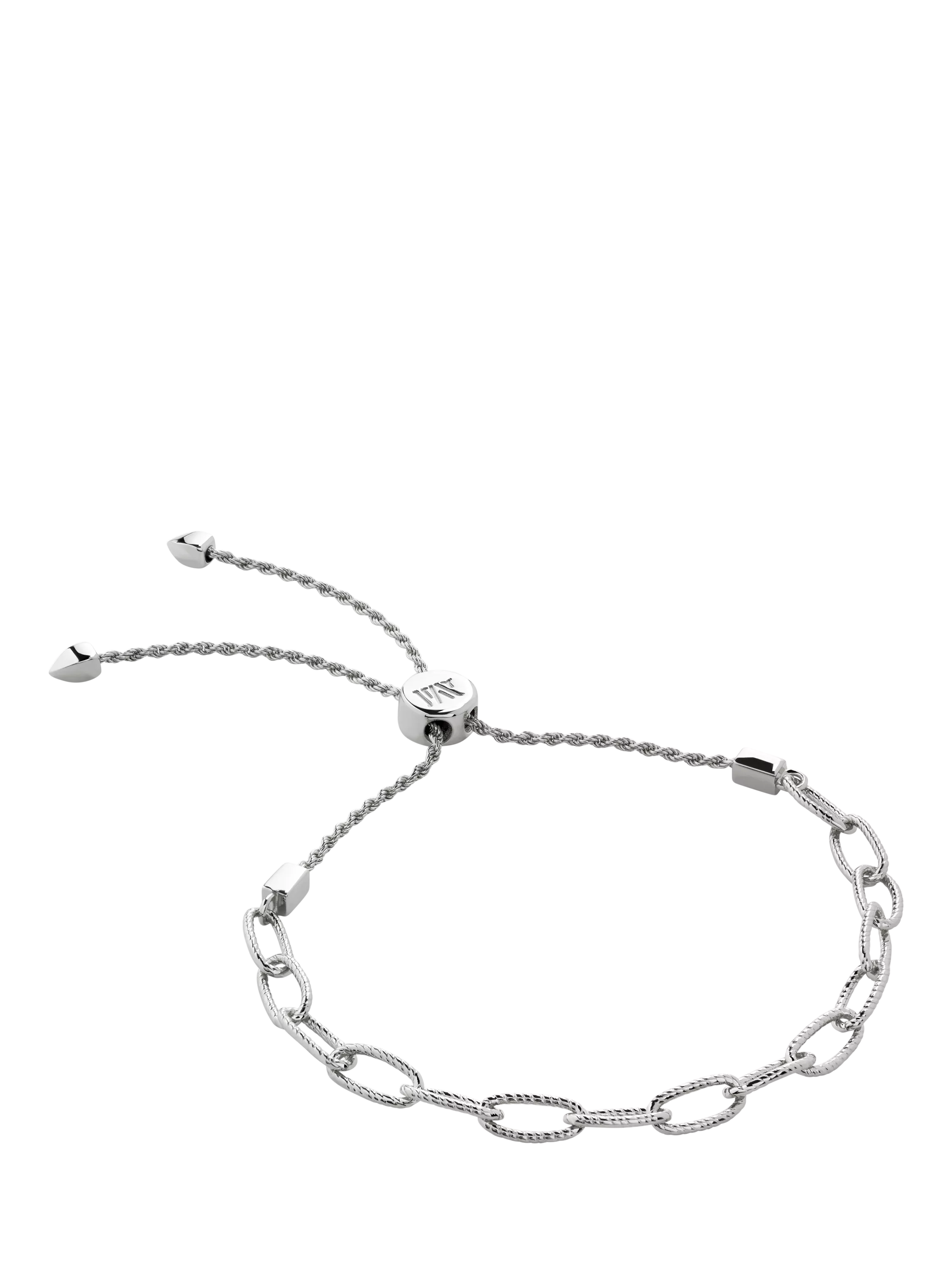 Monica Vinader gold vermeil chain link bracelet adjustable - British product