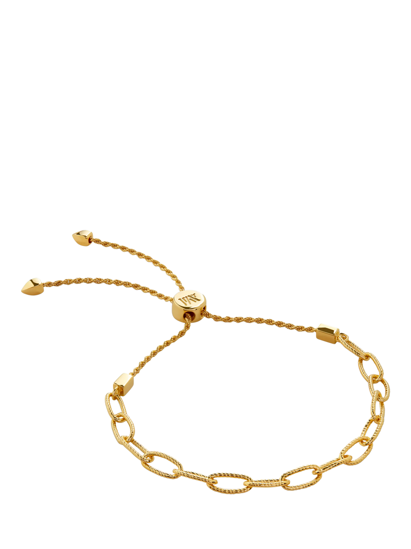 Monica Vinader Gold Vermeil Chain Link Bracelet Adjustable