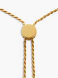 Monica Vinader gold vermeil chain link bracelet adjustable - British product