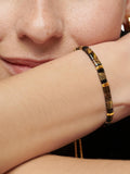 Monica Vinader Delphi gemstone friendship bracelet gold - British product