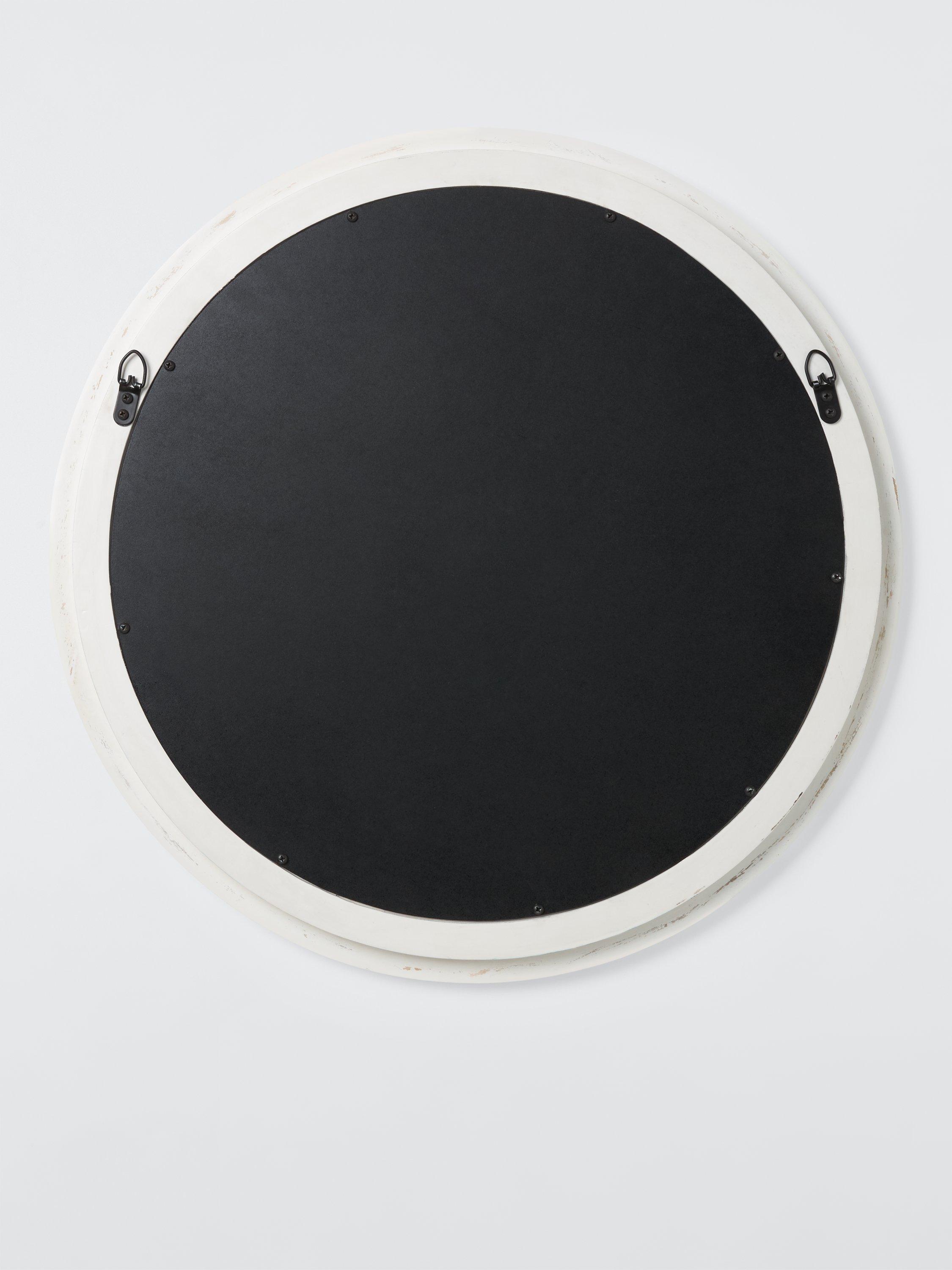 John Lewis carved mango wood wall mirror 65cm (British brand)