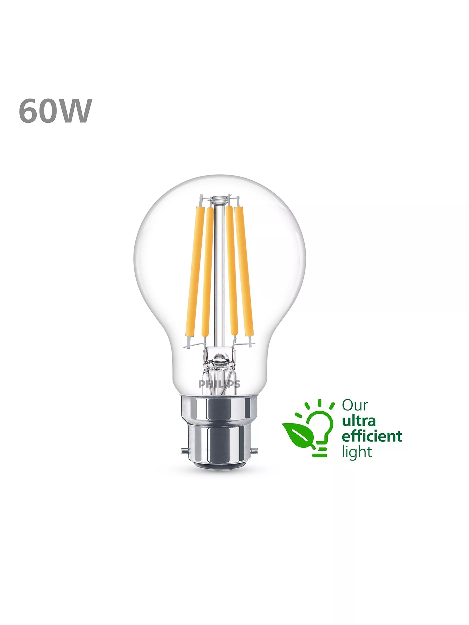Philips 4W B22 LED bulb warm white, UK version