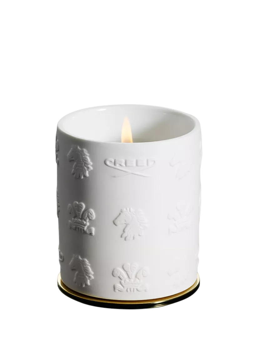Creed Birmanie Oud scented candle in porcelain vessel 220g, UK version
