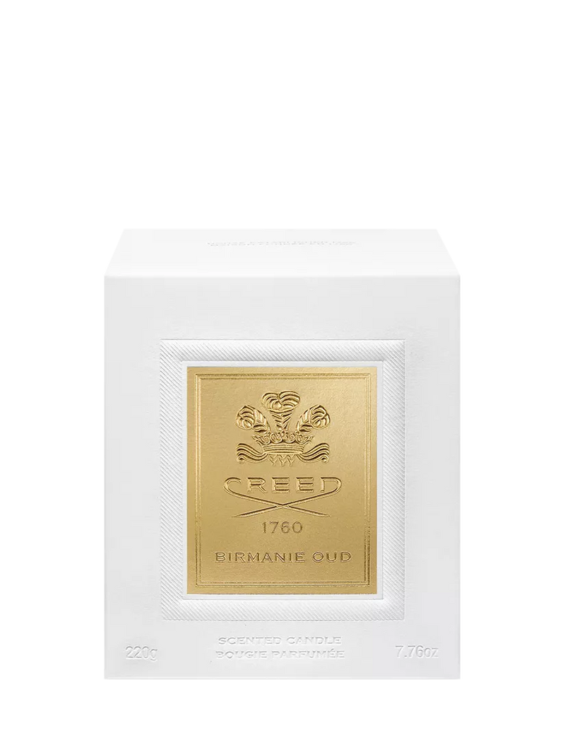 Creed Birmanie Oud scented candle in porcelain vessel 220g, UK version