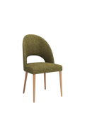John Lewis dining chair green boucle (British brand)