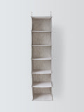 John Lewis polyester hanging shelves 6 compartments mid grey (British brand)