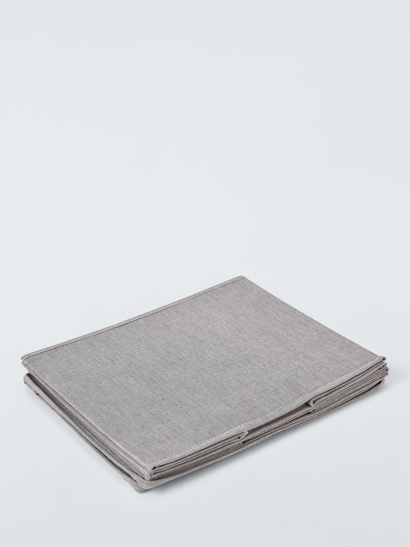 John Lewis collapsible lidded storage box set of 2 grey - British product