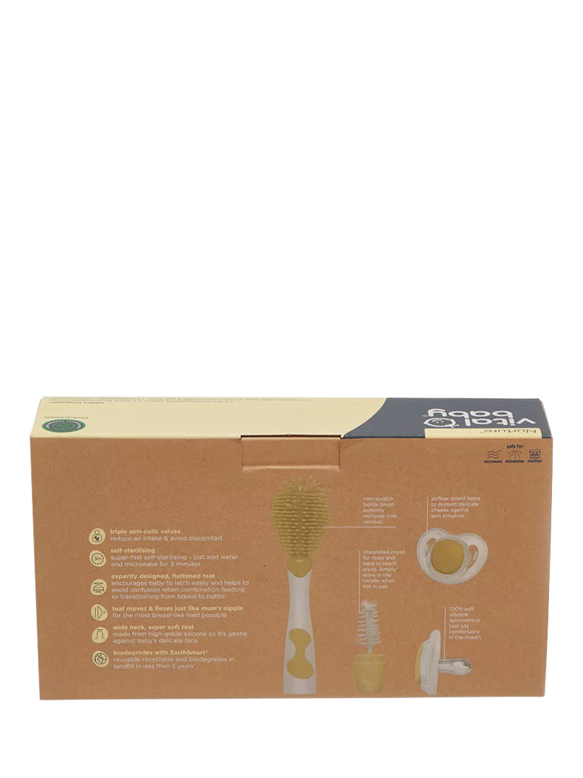 Vital Baby breast-like baby bottle starter set (British brand)