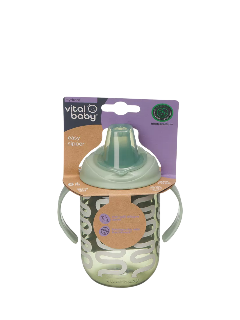 Vital Baby Sipper Cup Natural Moss 350ml (British brand)