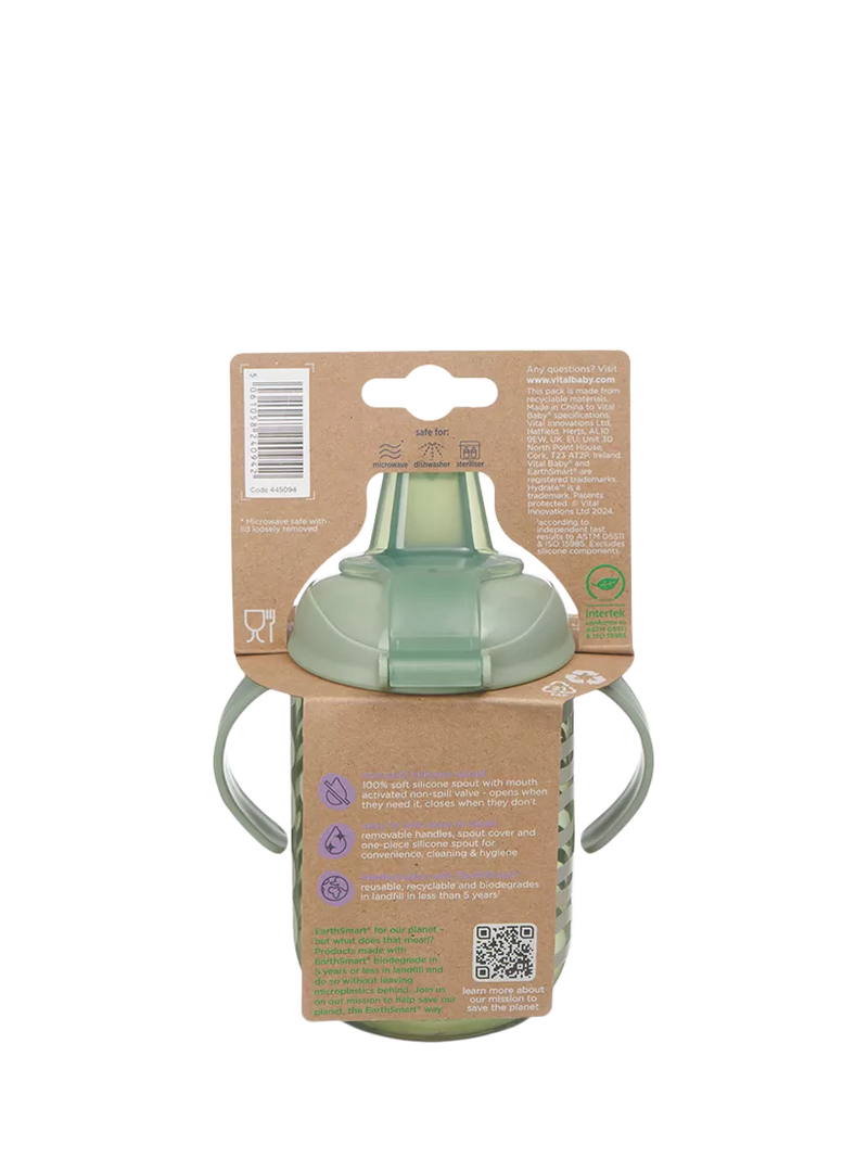 Vital Baby Sipper Cup Natural Moss 350ml (British brand)