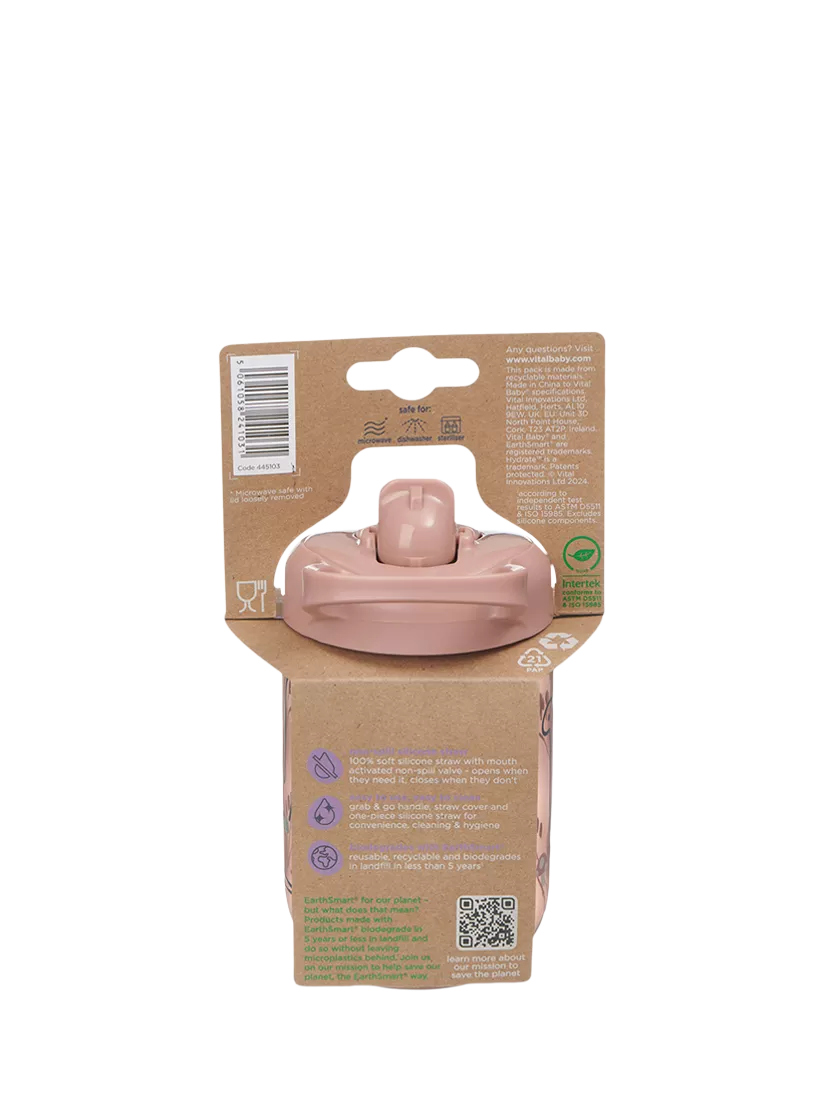 Vital Baby sippy straw cup Natural Berry 350ml (British brand)