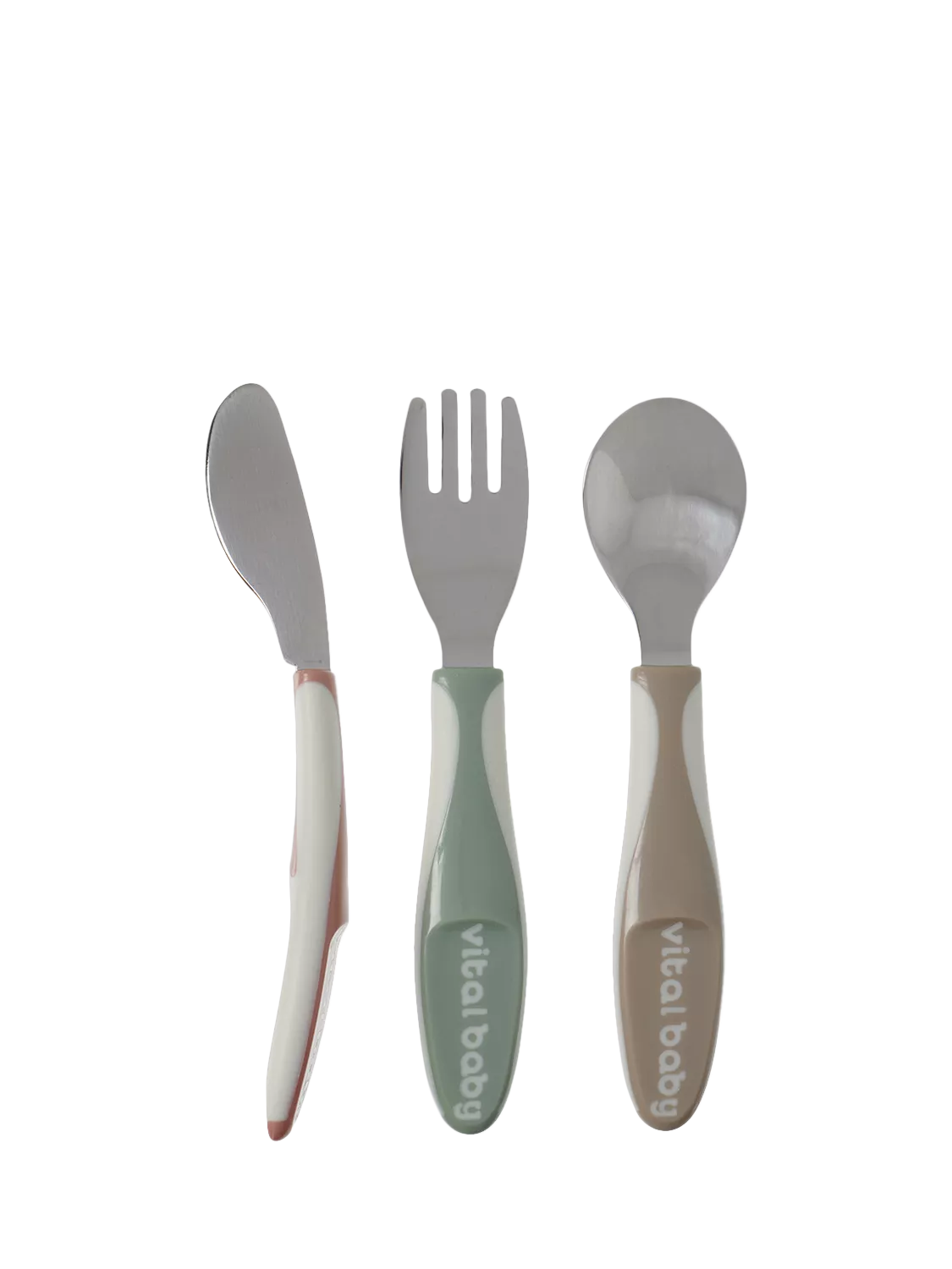 Vital Baby Nourish Big Kid Cutlery set Pack of 3 (British brand)